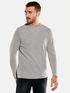emilio adani Rundhals-Shirt Silbergrau