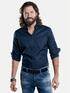 emilio adani Basic Hemd Marineblau emilio adani Basic Hemd Marineblau
