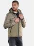 emilio adani Steppjacke mit Materialmix Beige