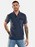 emilio adani Polo-Shirt strukturiert Saphirblau