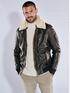 emilio adani Lederjacke slim fit Dunkelbraun emilio adani Lederjacke slim fit Dunkelbraun
