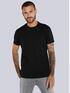 emilio adani T-Shirt uni Schwarz
