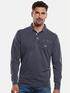 engbers Polo-Shirt aus gewebtem Jersey Indigoblau engbers Polo-Shirt aus gewebtem Jersey Indigoblau