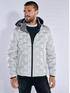 emilio adani Steppjacke mit abnehmbarer Kapuze Hellgrau emilio adani Steppjacke mit abnehmbarer Kapuze Hellgrau