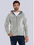 ENGBERS GERMANY Sweatjacke mit Kapuze und besonderem Farbeffekt Hellgrau ENGBERS GERMANY Sweatjacke mit Kapuze und besonderem Farbeffekt Hellgrau