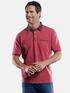 engbers Poloshirt mit Jeanskragen Lachsrot engbers Poloshirt mit Jeanskragen Lachsrot