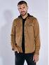 emilio adani Overshirt aus Twill slim fit Cognac emilio adani Overshirt aus Twill slim fit Cognac