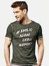emilio adani Rundhals T-Shirt Tannengrün