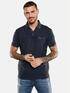 emilio adani Polo-Shirt uni Saphirblau