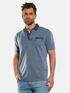 engbers Polo-Shirt strukturiert Saphirblau engbers Polo-Shirt strukturiert Saphirblau