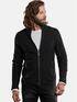 emilio adani softe Strickjacke mit unterschiedlichen Strukturen Schwarz
