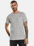 emilio adani T-Shirt uni Silbergrau