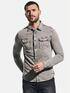 emilio adani Innovatives Langarm-Poloshirt Hellbraun