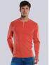 engbers Langarm-Shirt mit Henley-Kragen Lachsrot engbers Langarm-Shirt mit Henley-Kragen Lachsrot