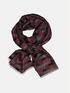 engbers Schal gemustert Bordeaux engbers Schal gemustert Bordeaux