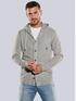 emilio adani Sweatjacke mit Kapuze Silbergrau emilio adani Sweatjacke mit Kapuze Silbergrau