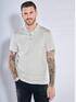 emilio adani Polo-Shirt strukturiert Hellgrau emilio adani Polo-Shirt strukturiert Hellgrau