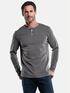 engbers Henley Shirt Dunkelgrau