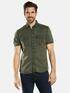 engbers Kurzarm-Hemd mit Leinenanteil Oliv engbers Kurzarm-Hemd mit Leinenanteil Oliv