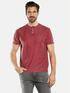 engbers Henley Shirt strukturiert Signalrot