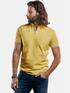 emilio adani Poloshirt mit modischem Button Down Kragen Gelb