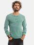 emilio adani Henley Shirt Cyangruen emilio adani Henley Shirt Cyangruen