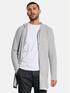 emilio adani Cardigan mit Kapuze Silbergrau