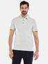 ENGBERS GERMANY Polo-Shirt mit Leinen Hellgrau