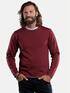 emilio adani sportiver Pullover in dezenter Zweifarbigkeit Magenta