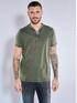 emilio adani Henley-Shirt regular Khaki