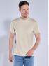 ENGBERS GERMANY T-Shirt Baumwoll-Hightechmaterial Beige