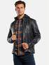 engbers Lederjacke mit abnehmbarer Kapuze Anthrazit engbers Lederjacke mit abnehmbarer Kapuze Anthrazit