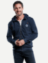 engbers Sweatjacke mit Kapuze Indigoblau