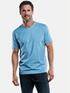 engbers V-Neck T-Shirt Cyanblau engbers V-Neck T-Shirt Cyanblau