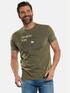 engbers T-Shirt mit Stickerei Khaki engbers T-Shirt mit Stickerei Khaki