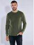 emilio adani Langarm-Shirt strukturiert Khaki
