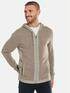 emilio adani Strickjacke mit Kapuze Beige