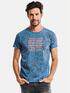 emilio adani Rundhals T-Shirt Marineblau