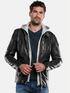 engbers Lederjacke mit heraustrennbarem Inlet Schwarzbraun engbers Lederjacke mit heraustrennbarem Inlet Schwarzbraun