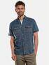 engbers Kurzarm-Hemd gemustert Indigoblau engbers Kurzarm-Hemd gemustert Indigoblau