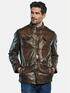 ENGBERS GERMANY Sportive Lammnappa Lederjacke mit Aufgesetzten Pattentaschen Mahagonibraun ENGBERS GERMANY Sportive Lammnappa Lederjacke mit Aufgesetzten Pattentaschen Mahagonibraun