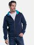 engbers Sportive Sweatjacke mit Outdoor-Details Marineblau
