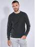 emilio adani Longsleeve mit Rundhalsausschnitt Anthrazit emilio adani Longsleeve mit Rundhalsausschnitt Anthrazit