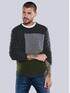 emilio adani Rundhals Pullover Anthrazit
