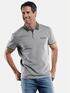 engbers Poloshirt mit Neondetails Mausgrau engbers Poloshirt mit Neondetails Mausgrau
