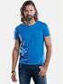 emilio adani Rundhals T-Shirt Mittelblau emilio adani Rundhals T-Shirt Mittelblau