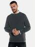 emilio adani Pullover in Rippstruktur Schwarz