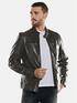 emilio adani Lederjacke sportiv Schwarz