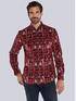 engbers Langarm-Hemd gemustert Rot