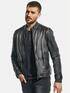 emilio adani Rustikale Lederjacke im Bikerstyle Grau